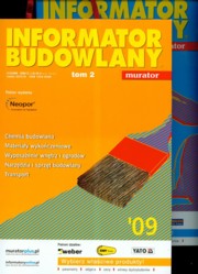 ksiazka tytu: Informator budowlany 2009 Tom 1 i 2 autor: 