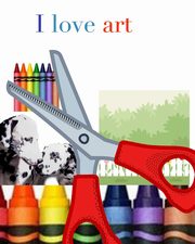 I love art  mixed medium creative  blank coloring book 324 pages 8x10, Huhn Michael