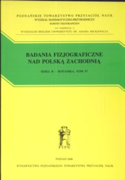 Badania fizjograficzne nad Polsk Zachodni, 