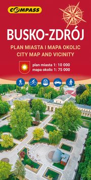 Busko-Zdrj plan miasta i mapa okolic, 