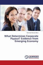 What Determines Corporate Payout? Evidence from Emerging Economy, Mirza Hammad Hassan