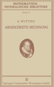 Abgekrzte Rechnung, Witting Alexander