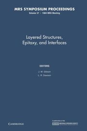Layered Structures, Epitaxy, and Interfaces, 