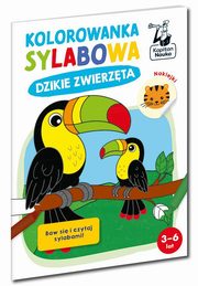 Kapitan Nauka Kolorowanka sylabowa Dzikie zwierzta, Czarnecka Sylwia