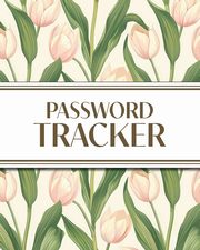 XL Large Print Password Tracker (Pink Tulips), Revive Stationery