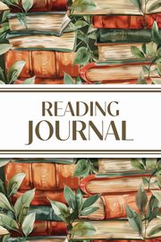 Reading Journal (Watercolour Stacked Books with Leaves), Revive Stationery