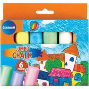 Kreda kolorowa jumbo magic willage 6 sztuk, 