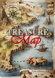 Treasure Maps Coloring Book for Adults, Publishing Monsoon