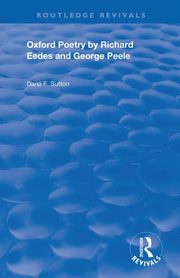 Oxford Poetry by Richard Eedes and George Peele, Eedes Richard