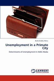 ksiazka tytu: Unemployment in a Primate City autor: Rikitu Bullo Endebu