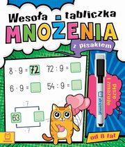 Wesoa tabliczka mnoenia z pisakiem Pisz i zmazuj od 8 lat, Bator Agnieszka