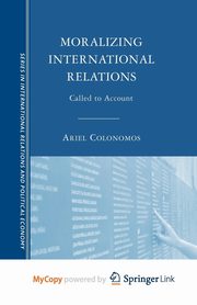 Moralizing International Relations, 