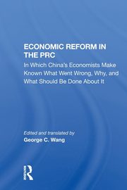 Economic Reform In The Prc, Borklund C. W.