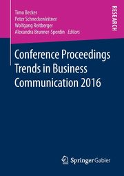 Conference Proceedings Trends in Business Communication 2016, 