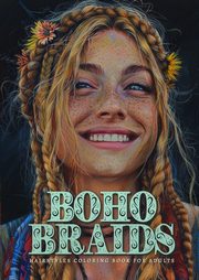 Boho Braids Hairstyles Coloring Book for Adults, Publishing Monsoon