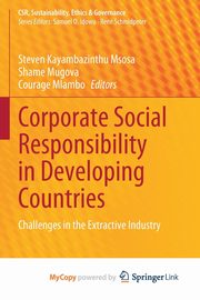 Corporate Social Responsibility in Developing Countries, 