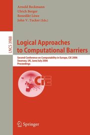 Logical Approaches to Computational Barriers, 