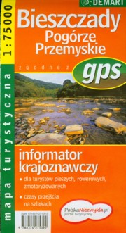 Bieszczady Pogrze Przemyskie mapa turystyczna 1: 75 000, 