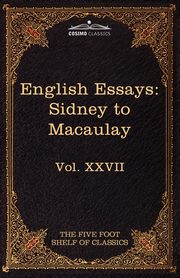 English Essays, Sidney Sir Philip