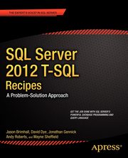 SQL Server 2012 T-SQL Recipes, Brimhall Jason