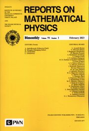 Reports on Mathematical Physics 91/1, 