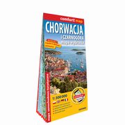 Chorwacja i Czarnogra. Mapa wybrzea; laminowana mapa samochodowo-turystyczna 1:300 000, 