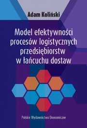 Model efektywnoci procesw logistycznych przedsibiorstw w acuchu dostaw, Koliski Adam