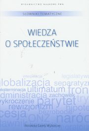 ksiazka tytu: Sowniki tematyczne Tom 4 Wiedza o spoeczestwie autor: 