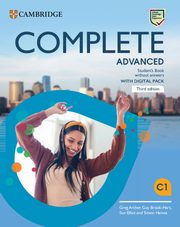Complete Advanced Student's Book without Answers with Digital Pack, Archer Greg, Brook-Hart Guy, Elliot Sue, Haines Simon