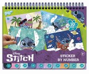 Disney Stitch naklejki wyklejanie po numerach, 