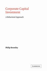 Corporate Capital Investment, Bromiley Philip