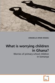 What is worrying children in Ghana?, OPARE-HENAKU ANNABELLA