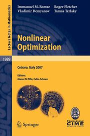 Nonlinear Optimization, Bomze Immanuel M.