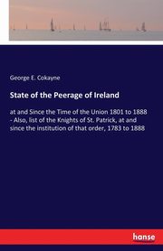 State of the Peerage of Ireland, Cokayne George E.