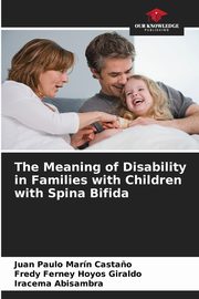 ksiazka tytu: The Meaning of Disability in Families with Children with Spina Bifida autor: Marn Casta?o Juan Paulo