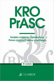 ksiazka tytu: KRO PrASC Kodeks rodzinny i opiekuczy. Prawo o aktach stanu cywilnego autor: 