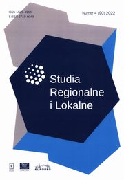 Studia Regionalne i Lokalne 4 (90) 2022, 