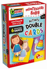 Lisciani Montessori Baby Activity Double Cards, 