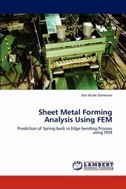 Sheet Metal Forming Analysis Using Fem, Dametew Alie Wube