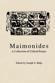 Maimonides, Buijs Joseph A.