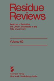 Residue Reviews, Gunther Francis A.