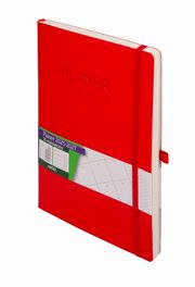 Planer 30 miesiczny B5 czerwony 2025/2027, -