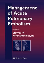 Management of Acute Pulmonary Embolism, 
