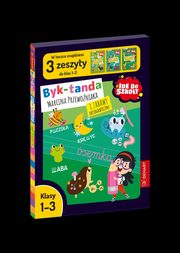Teczka - Id do szkoy. Byk-tanda Marcina Przewonika i Zabawy Ortograficzne. Klasy 1-3, 
