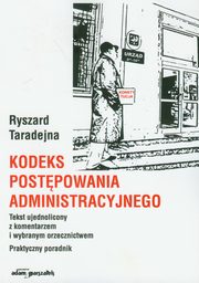 ksiazka tytu: Kodeks postpowania administracyjnego autor: Taradejna Ryszard