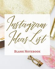 ksiazka tytu: Instagram Ideas List - Blank Notebook - Write It Down - Pastel Rose Gold Pink - Abstract Modern Contemporary Unique Art autor: Presence