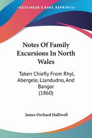 Notes Of Family Excursions In North Wales, Halliwell James Orchard