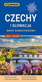 Czechy i Sowacja mapa samochodowa, 