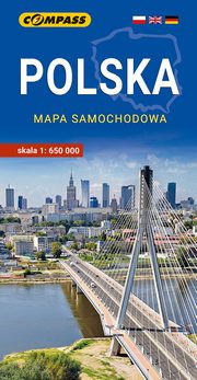 Polska - mapa samochodowa, praca zbiorowa