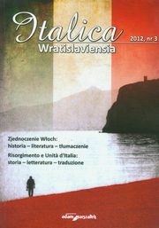 ksiazka tytu: Italica Wratislaviensia 3/2012 autor: 